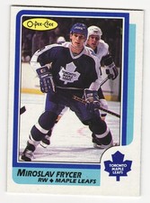 1986-87 O-Pee-Chee Miroslav Frycer #68 Maple Leafs
