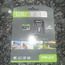 PNY Elite-X 128GB MicroSDXC Flash Card P-SDU128U3WX-GE FREESHIP