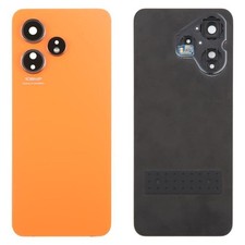 Boost Celero 5G 2024 Glass Back Cover Replacement Orange/Blue 
