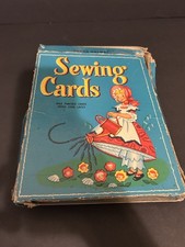 Vintage Sewing Cards And Lacing