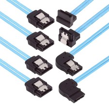 4 PCS 90 Degree Angled Type Internal 4-SATA Host to 4SATA Target Cable 25cm