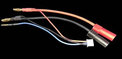 Excel RC - EX-10005 XT150 to 4mm Bullet for Battery 14AWG Red and Black with 22A