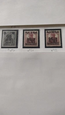 Timbres de Sarre série neufs** - Photo 1/2