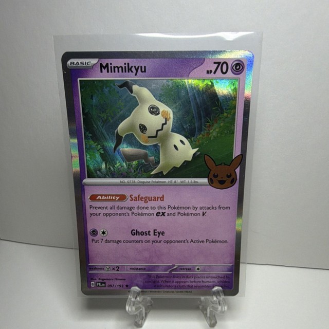 Pokemon Mimikyu 020/050 Sm2l Alolan Moonlight Rare Holo Japanese Basic 70HP