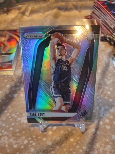 2024-25 Panini Prizm - Zach Edey #249 Silver Prizm (RC) - Picture 1 of 4