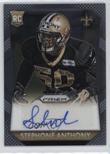 2015 Panini Prizm Rookie Signatures Stephone Anthony #RS-SA Auto 0ty6