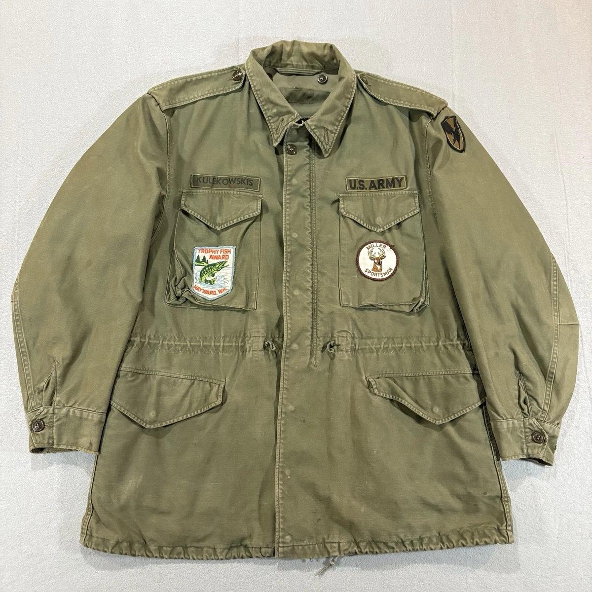 K*5様 希少 50s 米軍M-51 フィールドジャケット TALONアルミジッ 50s
