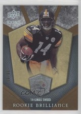 2008 Upper Deck Icons Rookie Brilliance Rainbow Gold 59/99 Limas Sweed #RB24 aa7