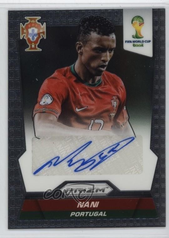 2014 Panini Prizm World Cup Signatures Nani #S-NA Auto s6t