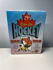 1992–93 O-Pee-Chee Hockey Box (Empty Retail Box) – 25th Anniversary NHL Leech