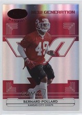 2006 Leaf Certified Materials New Generation Mirror Red /100 Bernard Pollard 7ba