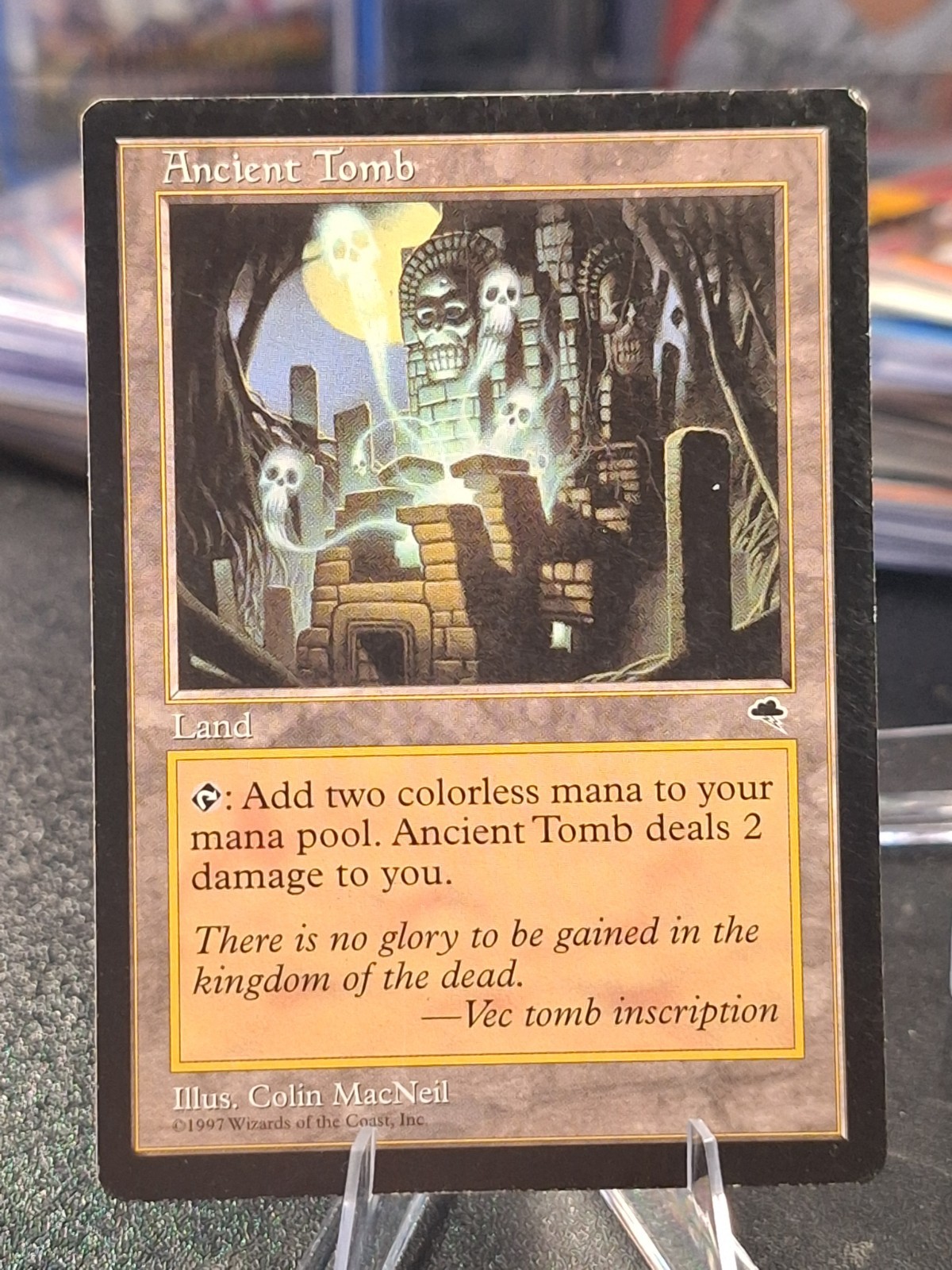 Ancient Tomb Tempest Land Magic the Gathering