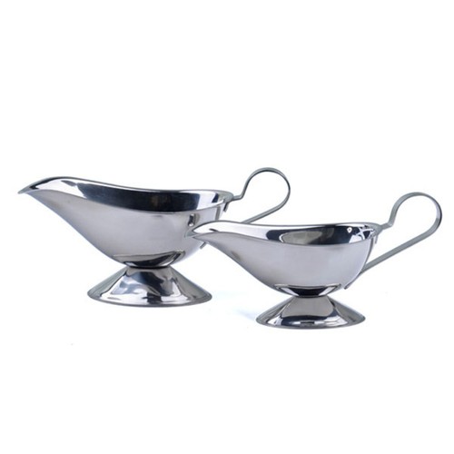 Sauce Cups Gravy Boat Pot Serving Jug Server Pourer Stainless Steel - Picture 2 of 2