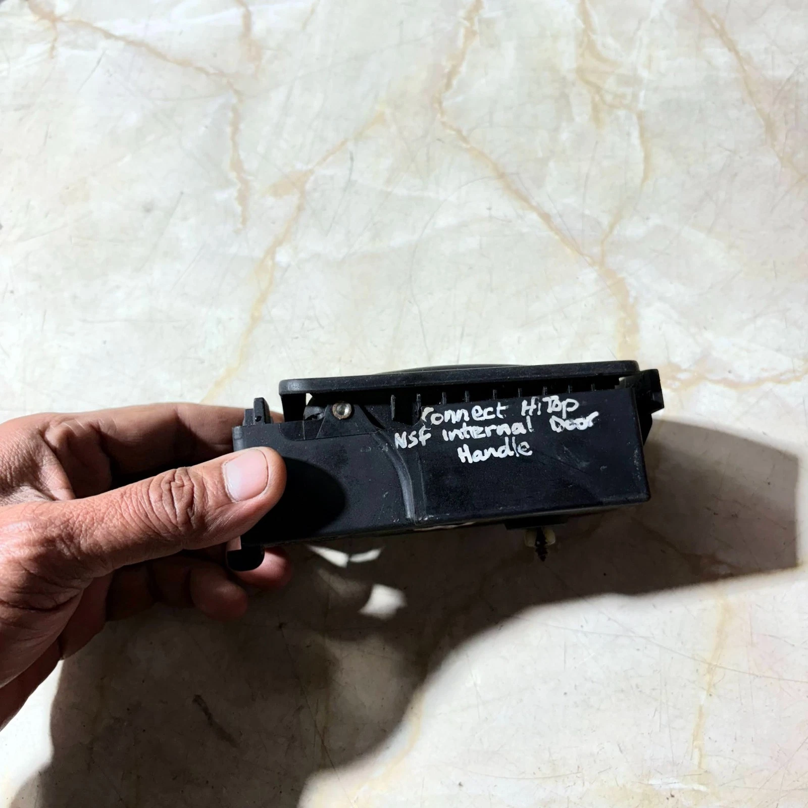 Ford Transit Connect inner door handle mounting shape