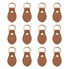 12 Pcs Purse Strap Mount Hook for Bag Making Supplies Shoulder Belt, Brown
