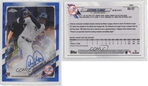 2021 Topps Chrome Sapphire Edition Rookie Auto Estevan Florial #RA-EF Auto RC