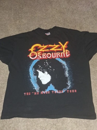 Ozzy Osbourne Vintage No More Tours Tour Live Concert T 1990s vintage concert t-shirt, vintage, size XXL, single stitch, B+ condition