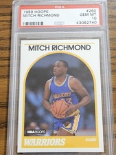 Mitch Richmond 1989 Rookie Hoops  card#260  psa 10