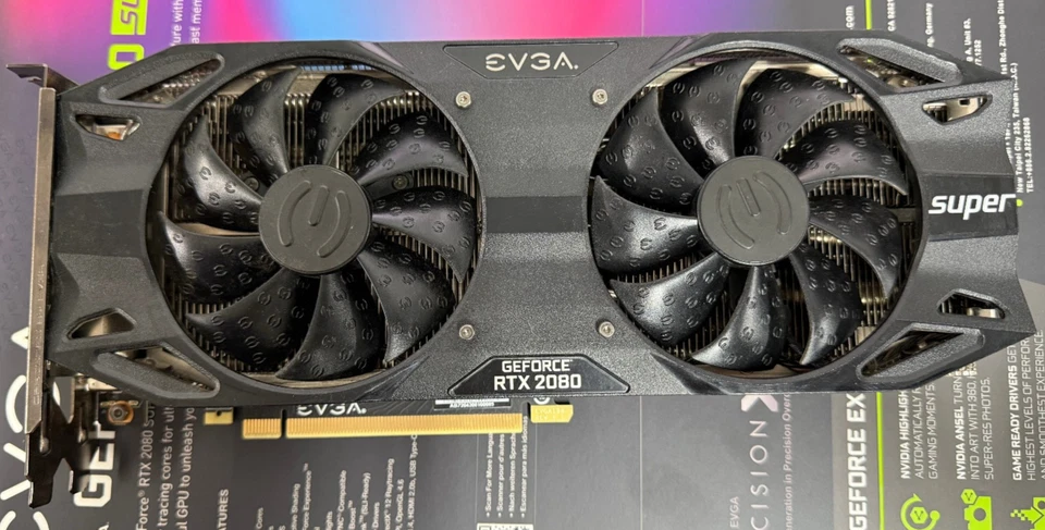 EVGA GeForce RTX 2080 Super Gaming GPU Video Card 8GB GDDR Ram - Very Good Cond - Image 2 of 4