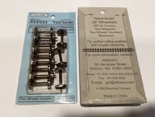 ReBoxx-4 36" HO Semi-scale wheels sets, 0.980" Axle Length, 12/ Pkg, NMRA RP-25