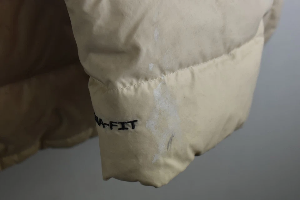 NIKE Beige Down Padded Jacket size 1X Womens Quilted Puffer Casual Outdoors - Image 4 of 4