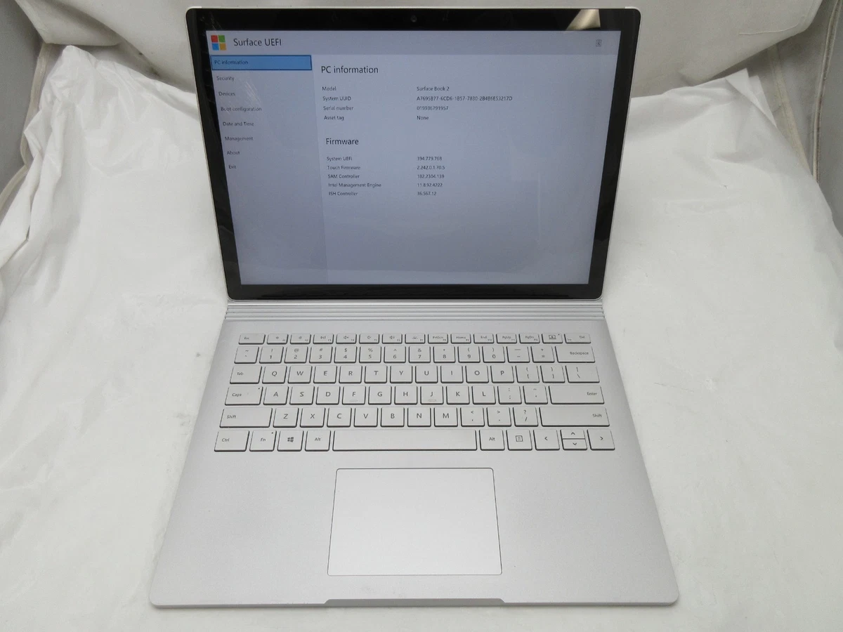 Microsoft Surface Book 2 Intel Core i7 8th Gen. PC Laptops