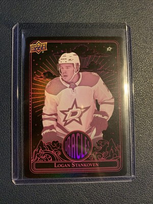 Logan Stankoven 2024-25 Upper Deck Extended Oracles Pink Rookie O-46