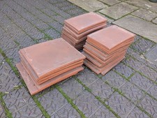 Redland Rosemary Clay tiles- 24 classic, 7 top/eaves tiles, red, new/unused