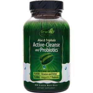 Irwin Naturals Active-Cleanse и пробиотики, 60 капсул
