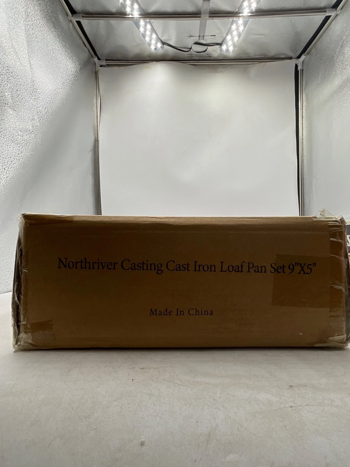 Northriver Casting 9x5 Inch Cast Iron Bread Loaf Pan with Lid, Perfe...