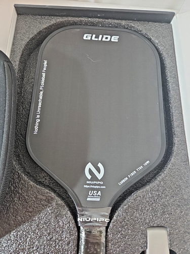 NIUPIPO Pickleball Paddle Glide T700 fibra di carbonio USA Pickleball approvato NUOVO - Foto 1 di 9