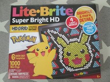 Lite Brite Super Bright HD, Pokemon Edition - Creative Retro Light-Up Screen