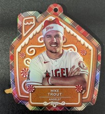 2024 Topps Holiday - Oversized Ornaments Die-Cuts Mike Trout #MLBO-1