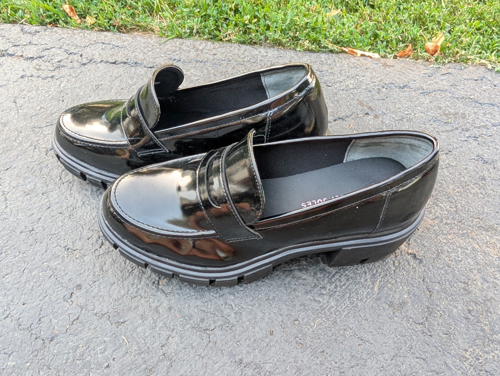 SAOLA Scarpe mocassini Sincerely Jules donna Dylan tacco grosso suola a strappo plateau 7 5