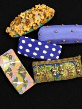 Vintage 80s Statement Hair Barrette Lot of 5