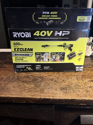#ad Ryobi 40V HP EZ Clean Brushless 600psi Power Cleaner BRAND NEW NO BATTERY $75.00