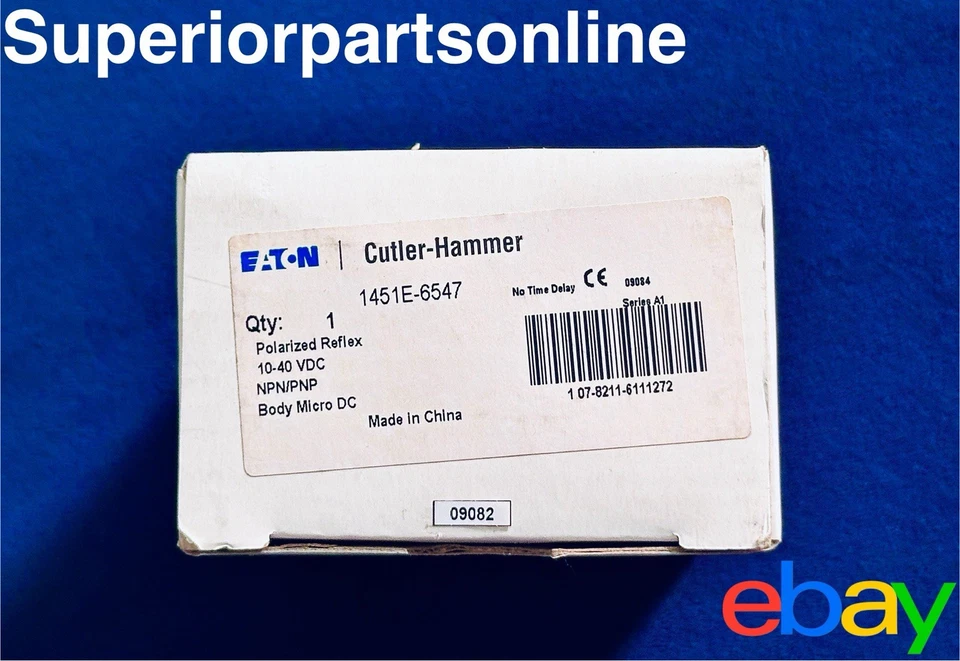 *NEW* EATON 1451E-6547 Photoelectric Sensor Polarized Reflex 10-40 VDC - Image 2 of 4