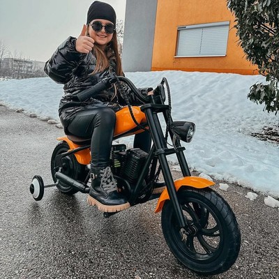HYPER GOGO Kinder Motorrad Elektromotorrad Kindermotorrad Outdoor  max. 16 km/h