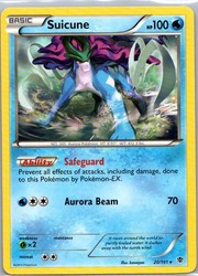 Suicune 20/101 Plasma Blast Non-Holo Rare