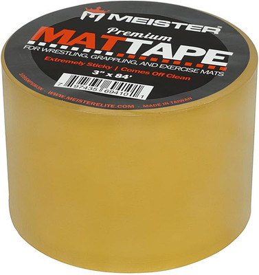 Premium Mat Tape for Wrestling, Grappling and Exercise Mats - Clear