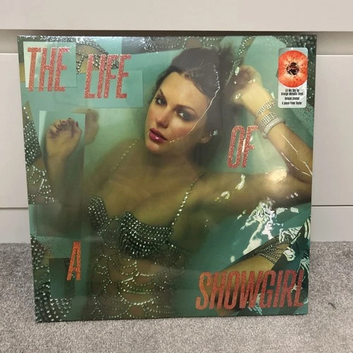 Taylor Swift: The Life of a Showgirl Lit My Sky Up Orange Metallic Vinyl Presale