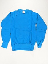 Vintage 80 s Jerzees Kids Bright Blue Crewneck Sweatshirt Size Medium