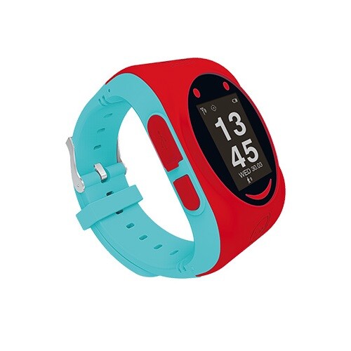 MyKi Kinder 2G Smartwatch Rot Blau GPS Echtzeit Ortung SOS Tracker Sehr Gut - Bild 3 von 4