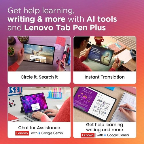 Lenovo Idea Tab Pro with Pen Plus12 GB RAM, 256 GB ROM-AI-Enabled-WiFi 6e-Grey - Picture 3 of 9
