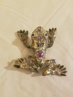 VINTAGE ENAMELED HAND CRAFTED CLOISONNE FROG FIGURINE TOAD — photo 1
