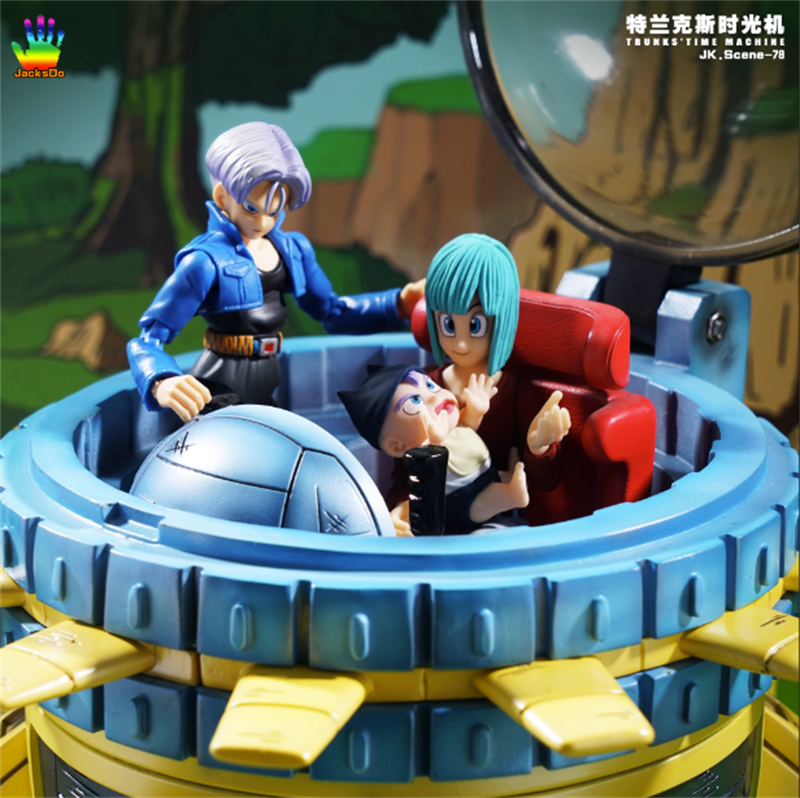JACKSDO Dragon Ball DBZ TRUNKS' TIME MACHINE GK Resin Model Statue