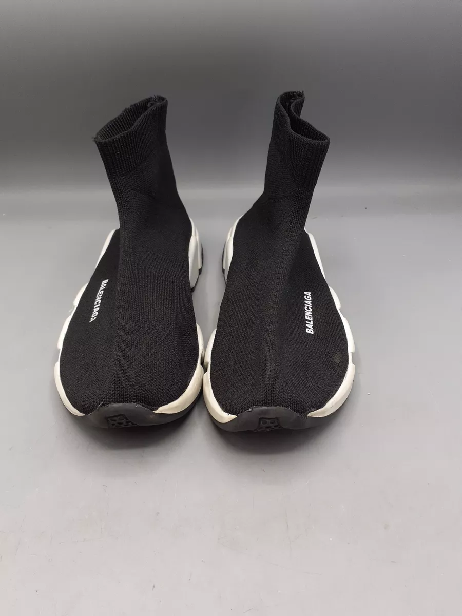 Size UK 5 Balenciaga Speed Black White S3 eBay