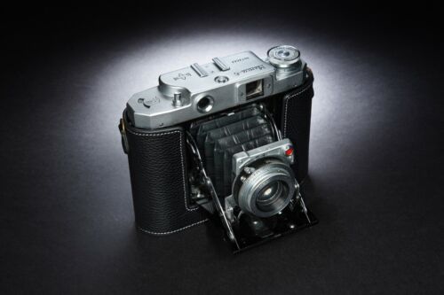 Genuine Real Leather Half Camera Case Bag Cover for Mamiya Six 6 Folding Camera - Picture 13 of 16