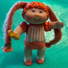 Vintage Cabbage Patch Doll 3 1/4" Tall Orange
