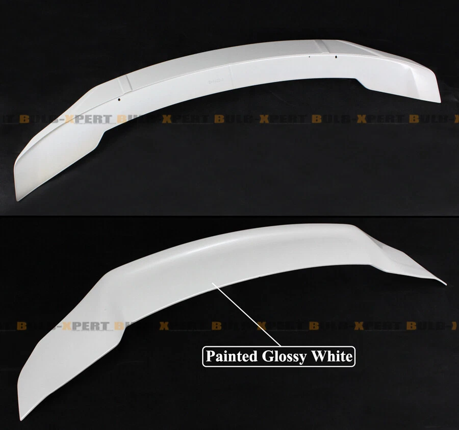 FOR 18-2021 ACCORD JDM V2 PLATINUM PEARL WHITE HIGH KICK DUCKBILL TRUNK SPOILER - Image 3 of 4